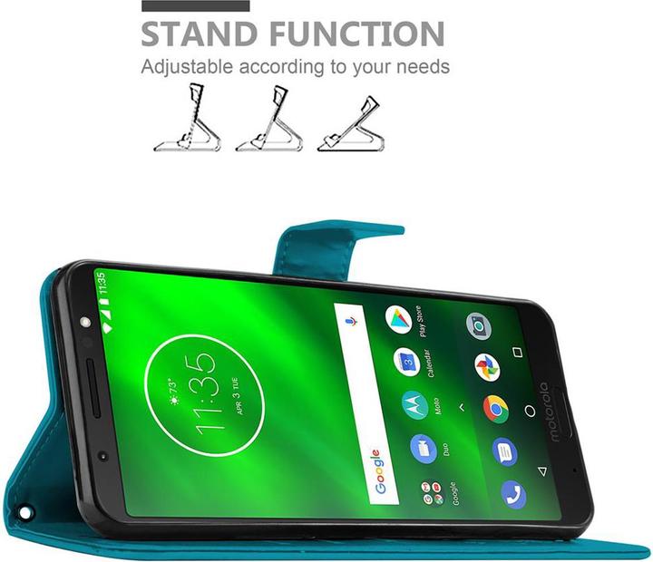 Immagine prodotto Cadorabo Copertina del libro di fiori (Motorola Moto G6 Plus)