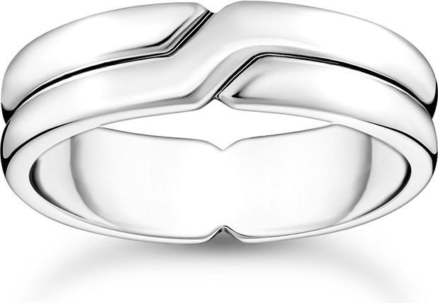 Thomas Sabo Ring gekreuzt Silber