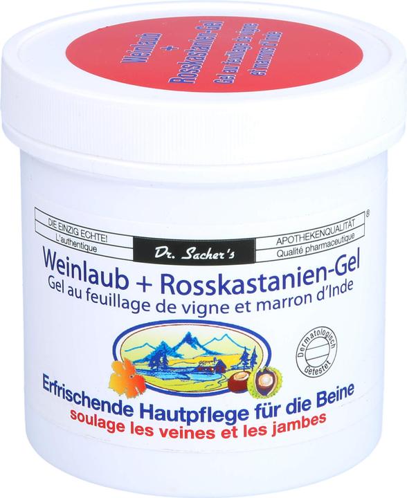 Produktbild Axisis Dr. Sacher's Weinlaub + Rosskastanien-Gel, 250 ml Gel (Körpergel, 250 ml)