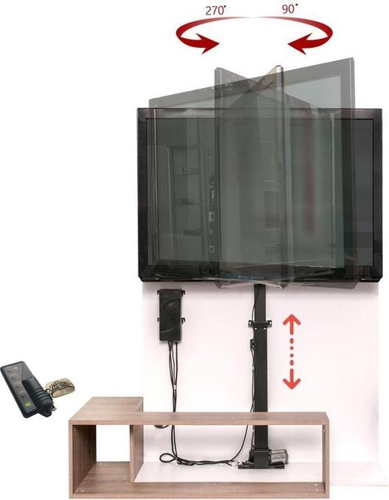 Immagine prodotto Xantron Sollevatore per mobili TV PREMIUM-K1-RotoLift-AutoLid (Universale, 50", 30 kg)