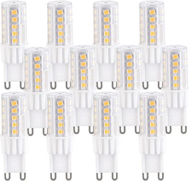 Produktbild Luminea 12er-Set LED-Stiftsockellampen, G9 (G9, 4.50 W, 480 lm, 12 x, F)