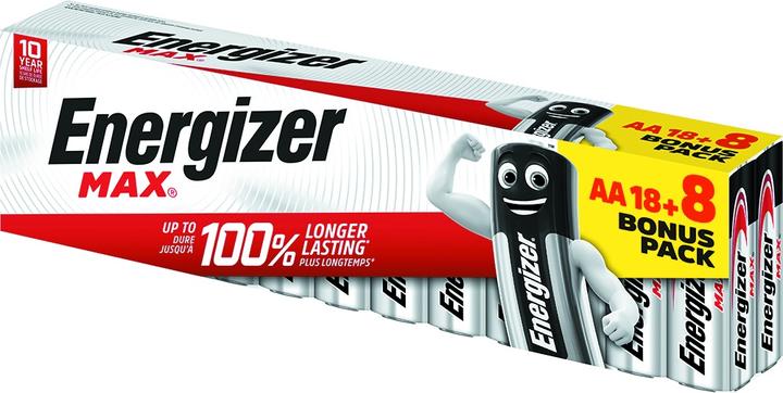 Image du produit Energizer Max Alcaline (26 pcs, AA)