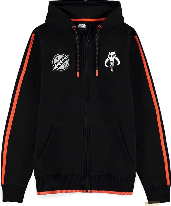 Immagine prodotto Star Wars Felpa con cappuccio Boba Fett Stripe Men's Zipper (S)