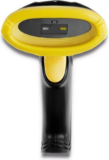 Actual product image Qoltec 50867 Barcode scanner 1D 2D USB Black (1D barcodes, 2D barcodes)