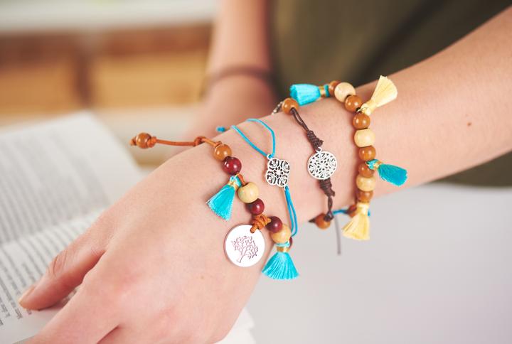 Image du produit VBS Charms Pendentif Mix "Give me five", lot de 5 (Métal)