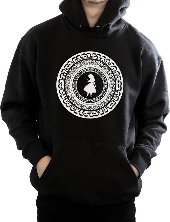 Immagine prodotto Disney Alice In Wonderland Circle Felpa con Cappuccio Uomo (XL)