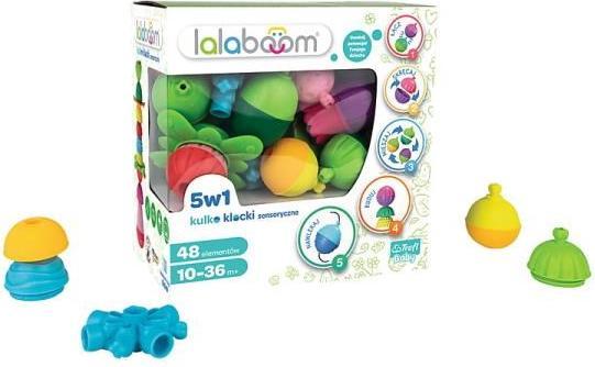 Actual product image Trefl Lalaboom - Ball blocks 48 pcs. 61461 P6 (48 pieces)