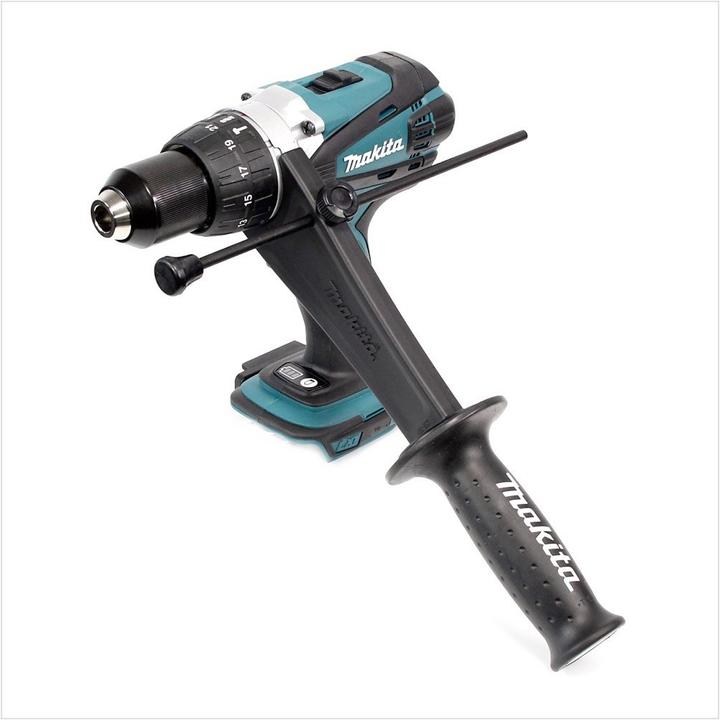 Image du produit Makita DHP 458 RFJ 18 V Perceuse-Visseuse à Percussion Compacte sans fil avec boîtier Makpac + 2x Ba (Fonctionnement sur batterie)