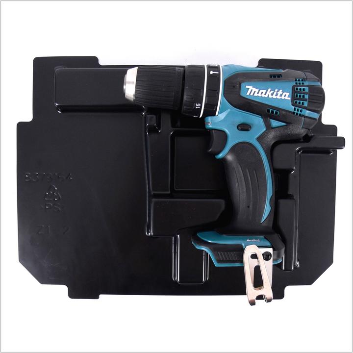 Produktbild Makita DHP 456 ZE 18 V Li-ion Akku Schlagbohrschrauber Grün mit Einlage für Makpac (Akkubetrieb)