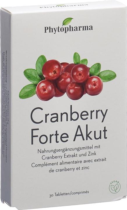 Phytopharma Cranberry FORTE akut 120mg (1 Stück, Tabletten, 45 g)