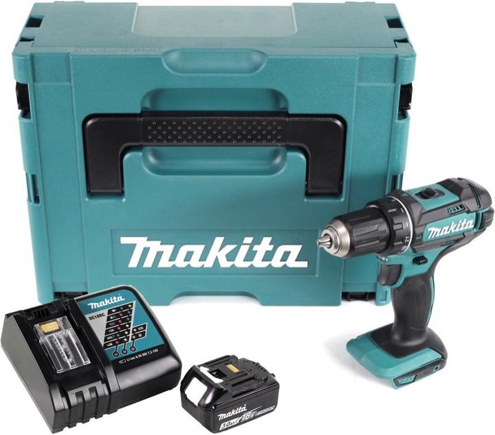Produktbild Makita DDF 482 RF1J Akku Bohrschrauber 18V 62Nm im Makpac + 1x 3,0 Ah Akku + Ladegerät (Akkubetrieb)
