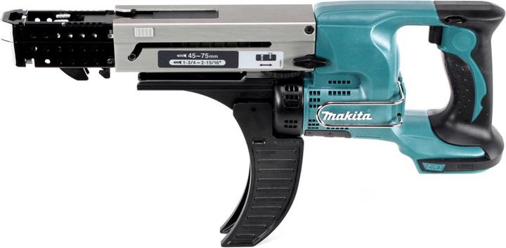 Produktbild Makita DFR 750 RFJ Akku Magazinschrauber 18V 45-75mm + 2x Akku 3,0Ah + Ladegerät + Makpac (Akkubetrieb)