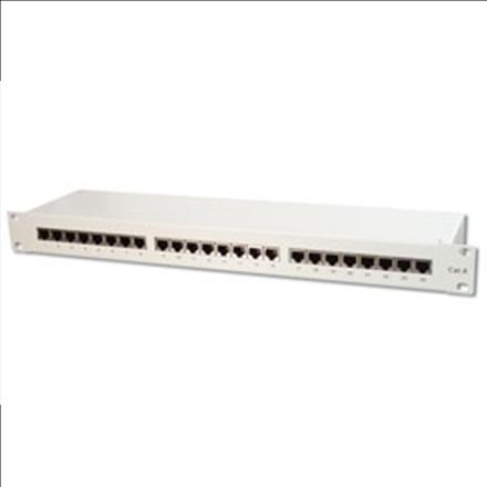 Immagine prodotto Digitus Patch Panel 48,3cm 19Z 48Port 2U Cat6 non schermato nero RAL 9005 Installazione cavi con LSA Leis...