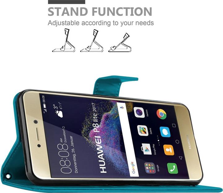 Immagine prodotto Cadorabo Copertina del libro di fiori (Huawei P8 Lite (2017))