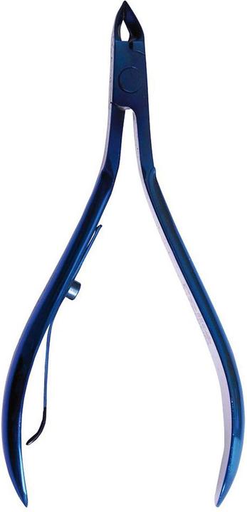 Caso 10cm Titanium Blue Cuticle Short Pliers