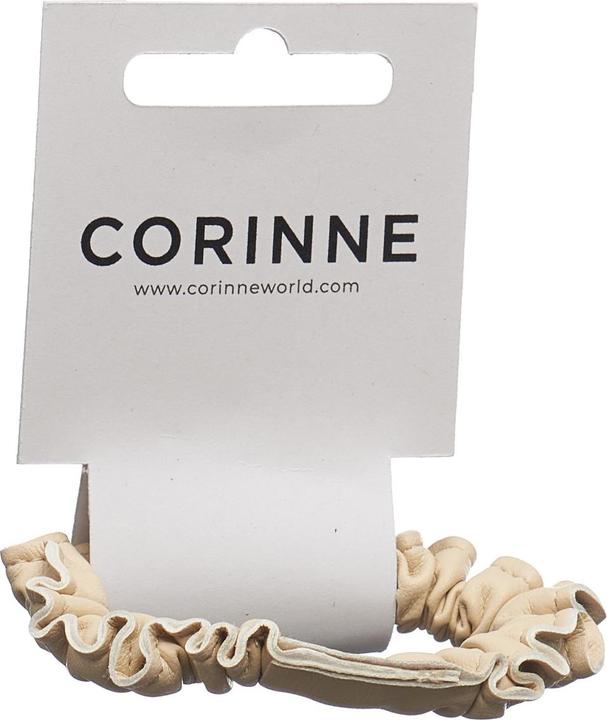 Corinne World - Vegan Scrunchie Narrow Cream (Haargummi)