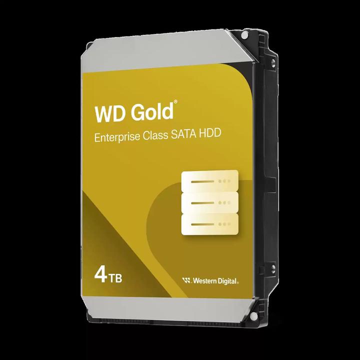 Image du produit Ernitec Disque dur SATA 4 To - WD Gold 7200RPM (4 To, SATA)