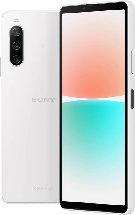 Sony Xperia 10 IV (128 GB, Weiss, 6", SIM + eSIM, 12 Mpx, 5G)