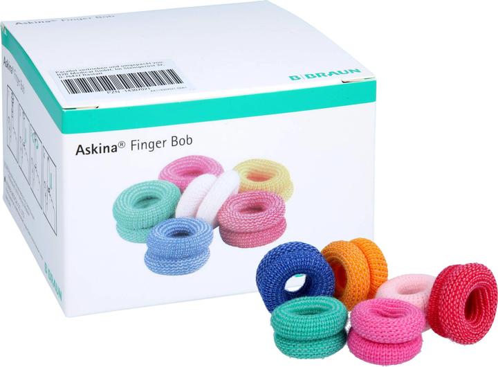 Produktbild Askina Fingerschnellverband Finger Bob farbig 6 Stück