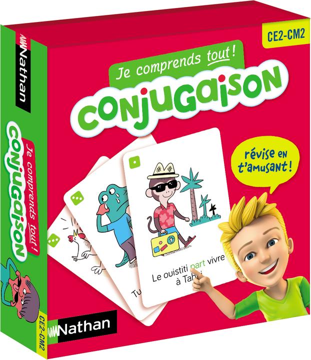 Image du produit Nathan 31312 Jeu de société Je comprends tout - Conjugaison Trivia (Français)