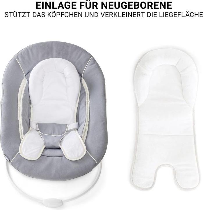 Produktbild Hauck Hochstühle Beta Plus White 5-tlg. Newborn Set - Hochstuhl + 2in1 (Hochstuhl)