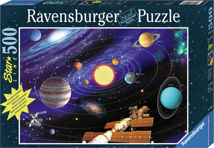 Produktbild Ravensburger - 500 Teile Star Line fluoreszierend - Das Sonnensystem (500 Teile)