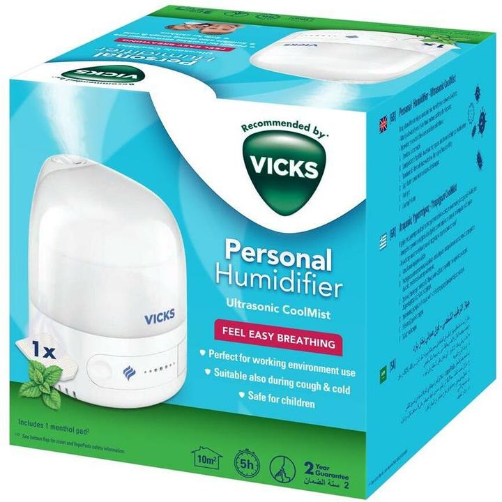 Image du produit Vicks Kaltluft Ultraschall-Luftbefeuchter VUL510E4 (10 m²)