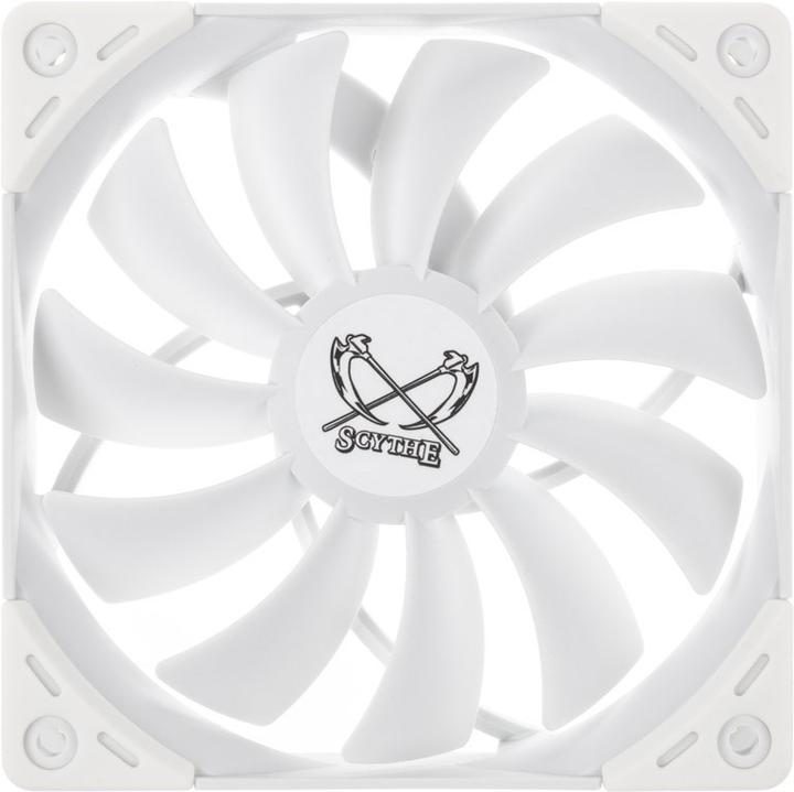 Actual product image Scythe Kaze Flex 120 White PWM fan, 300-1800rpm (120 mm, 1 x)
