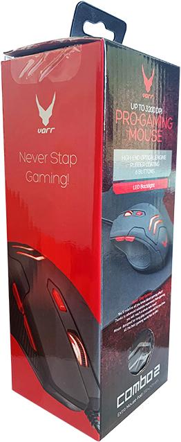 Actual product image Omega VSETMPX4 Mouse Ambidextrous Optical 3200 DPI (Cable)