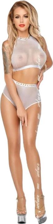 Image du produit Me Seduce Haut transparent plus slip taille haute (L, XL)