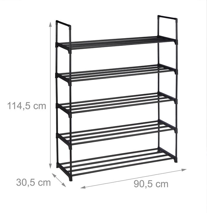 Productafbeelding Relaxdays Schoenenrek (90,5 x 30,5 x 114,5 cm)