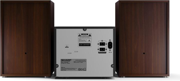 Productafbeelding Sharp XL-B512(BR) Home Stereo Systeem Home Audio Microsysteem (Bluetooth, CD Speler, 2x 22 W)