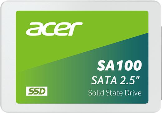 Image du produit Acer SSD SA100 2,5 480GB (480 Go, 2.5")