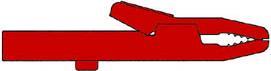 Produktbild Hirschmann ISOLIERTE ABGREIFKLEMME, 4 mm 25 A - ROT (AK 2S)