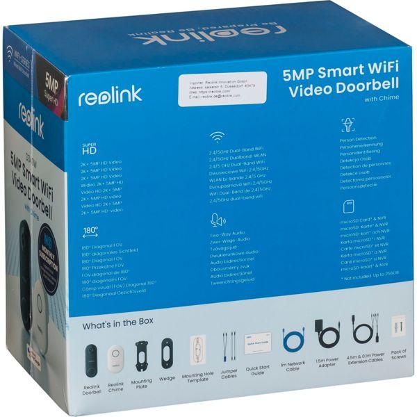 Actual product image Reolink Video Doorbell Wifi (Wireless)