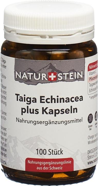Actual product image Naturstein Taiga Echinacea plus (100 Piece, Capsules, 155 g)