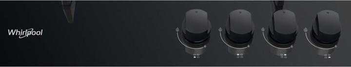 Productafbeelding Whirlpool AKT 616/NB Kookplaat Geïntegreerde gaskookplaat 4 Zone(s)