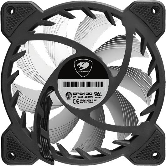 Immagine prodotto Cougar Gaming VORTEX RGB SPB 120 Ventola di raffreddamento per computer Case Cooler 12 cm Nero