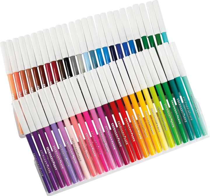 Produktbild EberhardFaber Fasermaler Dünn (Mehrfarbig, 50 x)