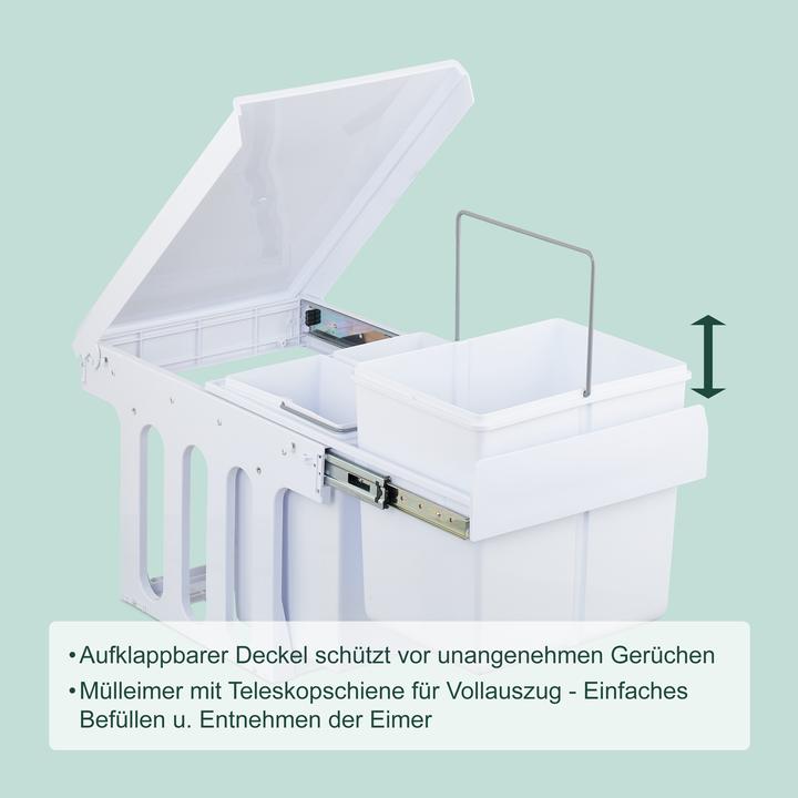 Actual product image Relaxdays Pull Out Bin (15 l)
