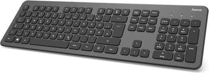 Image du produit Hama KW-700 Clavier RF sans fil QWERTZ DE Anthracite (DE, Filaire, Sans fil)