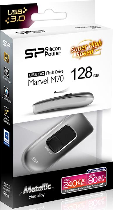Actual product image Silicon Power Marvel M70 USB Flash Drive USB Type-A 3.2 Gen 1 (3.1 Gen 1) (32 GB, USB-A)