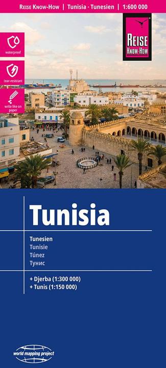 Produktbild Landkarte Tunesien / Tunisia (1:600.000)