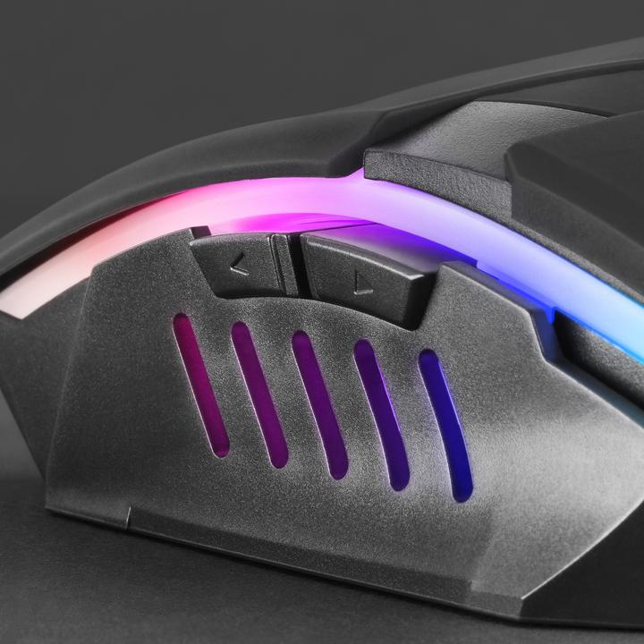 Actual product image Mars Gaming MM116 mouse Ambidextrous USB Type-A Optical 3200 DPI (Cable)