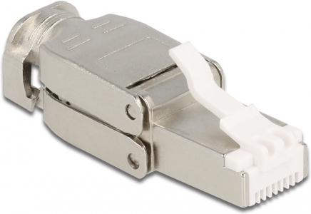 Actual product image Delock RJ45 plug Cat.6A STP tool-free (Network cable plug)
