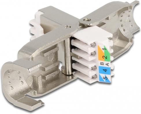 Actual product image Delock RJ45 plug Cat.6A STP tool-free (Network cable plug)