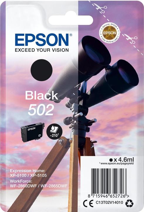 Actual product image Epson 502 (FC)