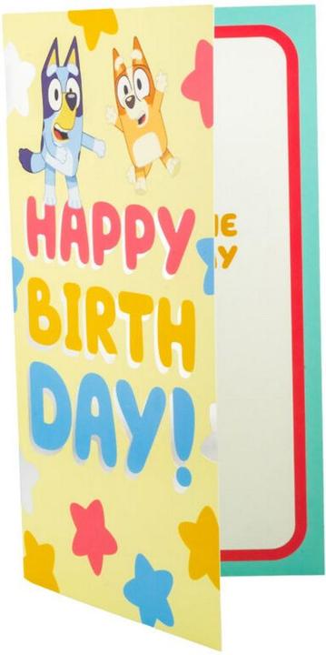 Immagine prodotto Bluey Biglietto di compleanno Carta Let's Have Fun (1 pz.)