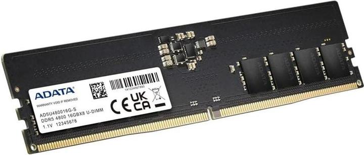 Produktbild Adata DDR5 PC 4800 CL16 Value (1 x 16GB, 4800 MHz, DDR5-RAM, U-DIMM)