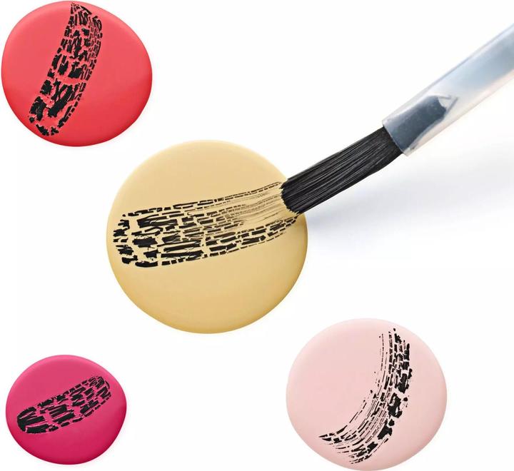 Actual product image essence Cracking Magic Nail Top Coat 01 Crack me up (Black, Top coat)